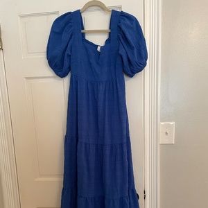 Blue Midi Dress